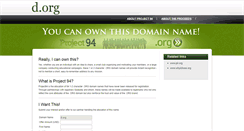 Desktop Screenshot of d.org